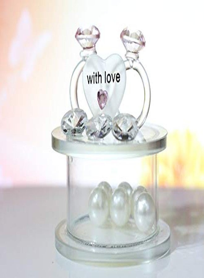 Lilone Crystal Showpiece Figurine (6x7 cm, Transparent) - Image 1